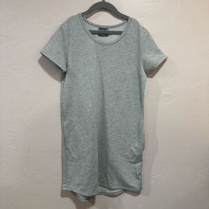 32 Degrees Cool Medium (10/12) Grey Short Sleeve Dress